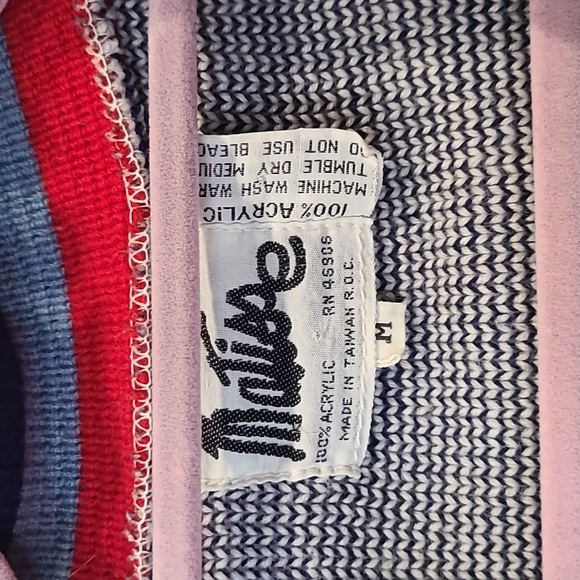 Vintage Matisse southwestern knit cardigan sweater Kachina print medium - Picture 5 of 13